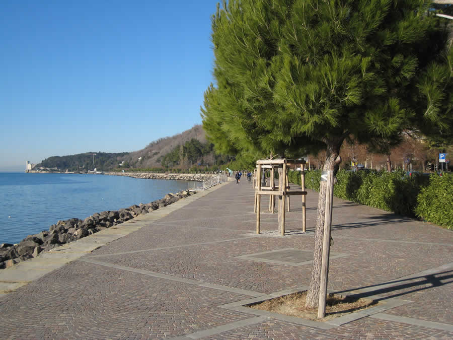 The Barcola Promenade in Trieste